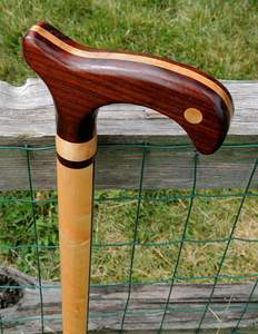 BEST Price Adjustable Wooden Cane with Multiple Knots Strong Wooden <b>Walking</b> <b>Stick</b> for Elders by Standard International - Product Image 6