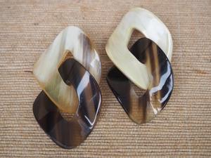 Pendientes de Cuerno de Búfalo para Niñas, Pendientes de Mujer, Joyería de Cuerno, Cuerno Natural para Mujer, Alta Calidad - Product Image 3