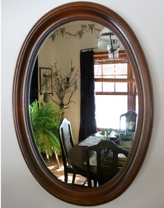 Cadre élégant de miroir de mur en bois pour l'usage décoratif dans les hôtels de maisons ou les restaurants avec le ton chaud charmant de bois fini - Product Image 6