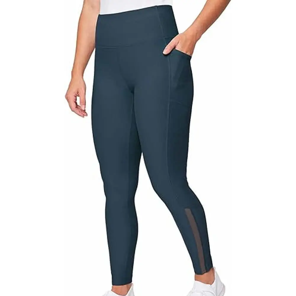 Nuove ultime 300 di cotone Plus Gsm Leggings da donna in Mesh Design da donna Leggings lunghi lunghi pantaloni da donna