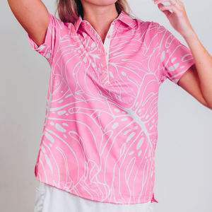 Polo de Golf de Secado Rápido de Primera Calidad para Mujer, 100% Poliéster, Deportivo, Transpirable, Camisetas de Polo de Golf para Mujer - Product Image 3