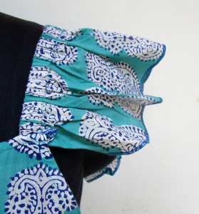 Vestido Maxi con estampado bohemio elegante francés más adorable para mujer, ropa de fiesta informal Floral romántica de verano, manga abullonada de algodón 100% - Product Image 4