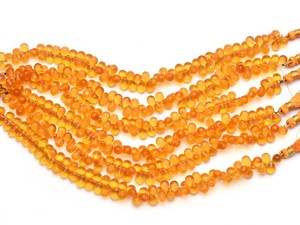 Color citrino cuarzo 5x7mm-6x8mm lágrima facetada Briolette miel citrino cuarzo hidro piedras preciosas cuentas facetadas para joyería - Product Image 4