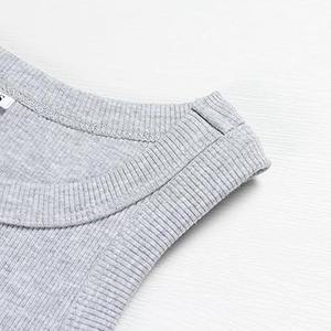 Hot Sale Custom Women's Tank Top High Waist Slim <b>T</b>-<b>Shirt</b> Style Elastic Short Sleeve Knitted Casual Tank Topsmade By <b>Dress</b> Sports - Product Image 5