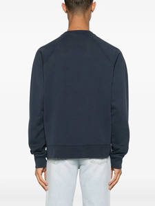 Sudadera azul marino para hombre y mujer, jersey de cuello redondo de algodón suave, ajuste cómodo informal para uso diario - Product Image 4