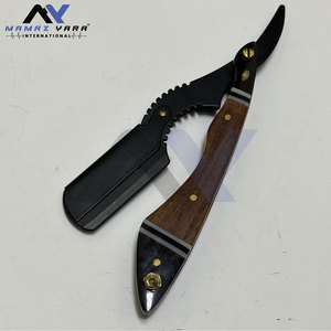 Rasage traditionnel exquis manche en bois élégant fabriqué à la main confort rasage de près netteté exceptionnelle durabilité toilettage - Product Image 5