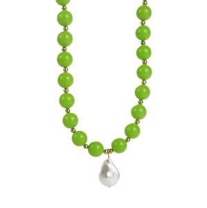 Round Acrylic Multi-color Fashion Beaded Necklaces for Women with <b>Gift</b> <b>Box</b> - Product Image 1