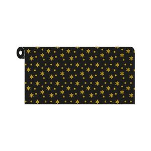 Rotolo di Tovaglia Nera 1,20x50m con Stampa Stelle Dorate Novotex TNT B2B - Product Image 1