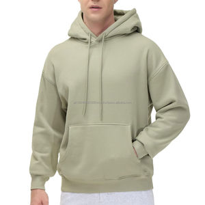 Sweat à capuche pour homme avec logo personnalisé en gros, 100% coton, tissu en molleton français, pour la vente d'hiver - Product Image 1
