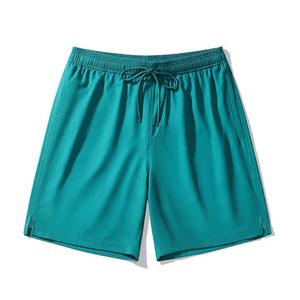 <b>Men's</b> Summer Sports Jogger <b>Shorts</b> 100% Cotton Woven Breathable Mid Waist Formal Style with Leopard Digital Printing - Product Image 2