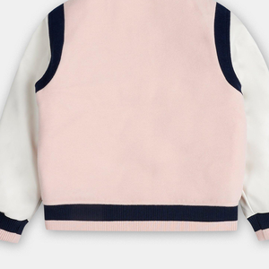 Chaquetas Varsity para Mujer, Estilo Urbano, con Parches Bordados, Ligeras, Transpirables, de Manga Larga, Estilo Béisbol - Product Image 3