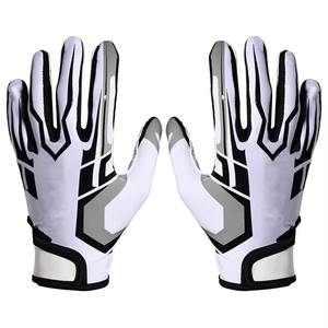 New Design Professional Custom Breathable Lightweight Anti-slip American Football Gloves Adjustable <b>Wrist</b> <b>Strap</b> for Adults - Product Image 1