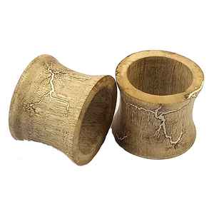 Servilletero tallado en madera de Mango de alta calidad, decoración de mesa de boda, decoración del hogar, proveedor indio fabricado para fiestas - Product Image 5