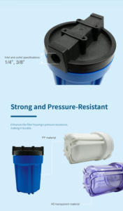 คู่มือ5 "ตัวกรองออสโมซิสแบบพลาสติกสำหรับใช้ในครัวเรือน - Product Image 4