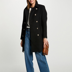 Abrigo Largo de Invierno para Mujer, Relleno de Plumas, Casual, Forrado de Lana, Cortavientos, Transpirable, Ecológico, de Alta Calidad - Product Image 1