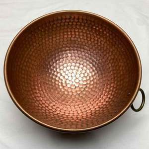 Venta caliente con precio razonable Cuenco sanitario hecho a mano Utensilios de cocina Metal de cobre puro Hecho EN LA India con alta calidad - Product Image 2