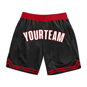 กางเกงขาสั้นกีฬาบาสเก็ตบอลผู้ชายสำหรับฤดูร้อนกางเกงเอวยางยืดระบายอากาศตาข่ายถักปักลายได้ลำลองขนาดใหญ่พิเศษ - Product Image 1