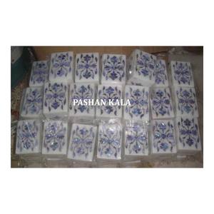 Rectangular Shape Handmade White Marble Mother of Pearl Inlay <b>Floral</b> Design Jewelry Box With Fine Finished for Home Decor - Product Image 1