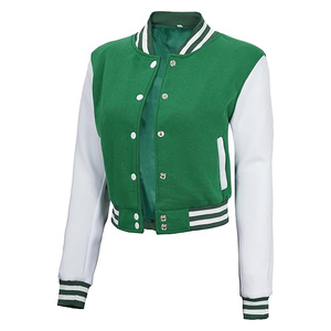 <b>Women's</b> Custom Letterman Jackets with Logos and Affordable Trendy Varsity Jackets for Fashion Statements Wholesale Rate OEM - Product Image 5