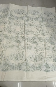 Tissu en coton brodé de qualité supérieure pour costumes féminins, lehengas et kurtis, vêtements ethniques de créateur, vendu au mètre - Product Image 5