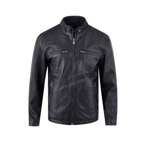 Hot Selling <b>Men</b> Clothing Leather <b>Jacket</b> New Fashion <b>Men</b> Leather <b>Jacket</b> Windproof Leather <b>Jacket</b> - Product Image 1
