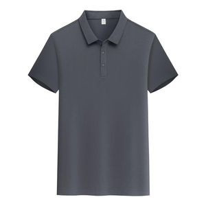 Vente en gros de polos en coton respirant pour hommes, tricot décontracté, personnalisation numérique, manches courtes, motif uni, longueur standard - Product Image 1