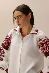 Blusa Boho para Mujer, Primavera/Verano/Invierno 2019, Estilo Húngaro, Bordado Manual Rumano, Popelina, Estilo Vintage Sencillo - Product Image 2