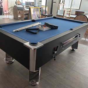 Table de billard MDF à monnayeur 7/8 pieds, table de jeux multiples avec système de monnayeur - Product Image 3