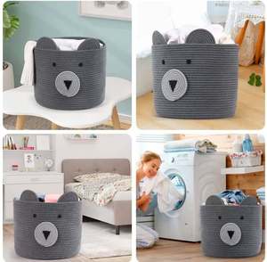 ตะกร้าหวายสีเทาดีไซน์ล่าสุดพร้อมคุณสมบัติการจัดเก็บอาหารที่ทันสมัยเหมาะสำหรับเครื่องครัวและอุปกรณ์ตกแต่งบ้าน - Product Image 5