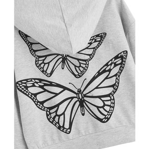 Sudadera Corta a Rayas de Alta Calidad para Niñas, Sudadera con Cierre en el Cuello, Sudadera Corta Informal, Hecha en Pakistán - Product Image 4