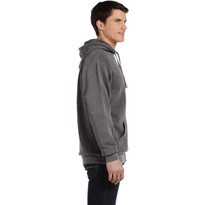 Alta calidad logotipo personalizado Essentials 350 gramos 100% algodón invierno peso pesado de talla grande sudaderas con capucha para hombre con bolsillo - Product Image 4