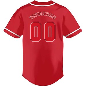 Uniforme de Béisbol Personalizado, 100% Poliéster, Transpirable, Absorbente de Humedad, Bordado, Impresión Digital, Elástico en Cuatro Direcciones, Logotipos Personalizados - Product Image 4