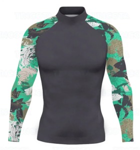 <b>Mens</b> Rash Guard Long Sleeve <b>Swimming</b> Shirts Upf 50+ Uv Protection Water Shirts Quick Dry <b>For</b> Outdoor Sports - Product Image 5