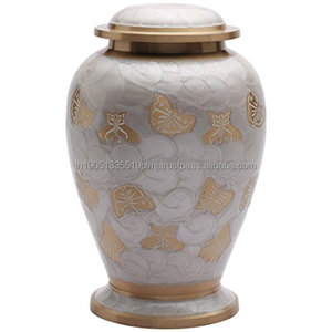 Venta al por mayor de urnas de cremación de latón de color mármol personalizadas recuerdo conmemorativo de alta calidad para funerales urnas de latón de la mejor calidad - Product Image 4