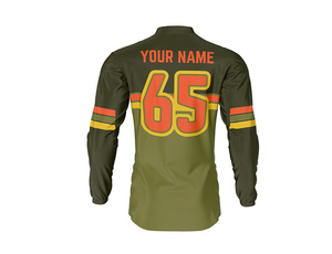 Maillot de motocross Moto Dirt MX de haute qualité, étiqueté sur mesure, taille XL, vêtements de sport respirants conçus pour les clubs de course MX Apparel - Product Image 2