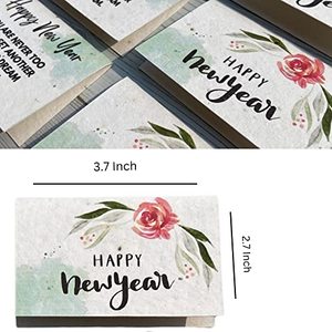 การ์ดอวยพรทำมือที่สง่างามขนาด4x6นิ้วสำหรับงานแต่งงานและวันเกิดการ์ดอวยพรสำหรับธุรกิจหรืองานธุรกิจการสร้างแบรนด์ - Product Image 3