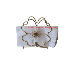 Best Gold Metal Napkin <b>Holder</b> For Dining Table Modern Decorative <b>Tissue</b> Stand <b>Kitchen</b> & Restaurant Tabletop With Unique Design - Product Image 6