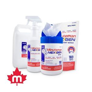 Lingettes nettoyantes multi-usages TB Minuteman NEX GEN |   160 lingettes par sachet de recharge |   Lingettes nettoyantes multi-surfaces - Product Image 2