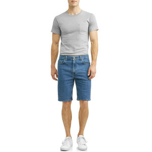 Shorts en jean tendance pour homme, fermeture éclair, style streetwear, avec design et taille personnalisés - Product Image 4