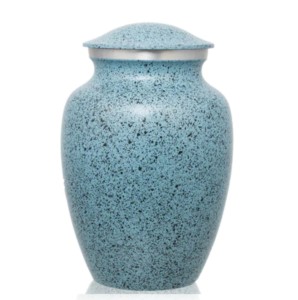 Brass Cremation <b>Pet</b> <b>Urns</b> Sky Blue Color Enamel Paint With Engraving Band Highest Quality Metal <b>Pet</b> <b>Urns</b> - Product Image 2