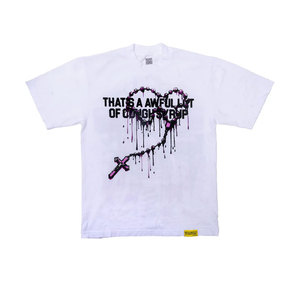 Camisetas Clásicas para Hombre con Estampado de Jarabe para la Tos, Alta Calidad, 100% Algodón, Personalizadas en Color Sólido, Cuello Alto Informal - Product Image 5