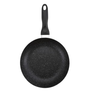 ชุดกระทะเคลือบหินอ่อน 3 ใบ ขนาด 16 ซม. 20 ซม. 24 ซม. + ผ้ากันเปื้อนครัวสีเทาเข้ม 100% ผ้าฝ้าย 75x80 ซม. - Product Image 5