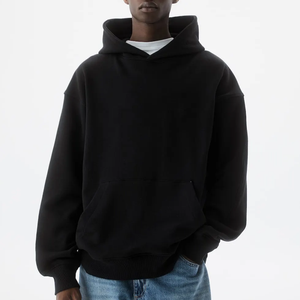 Sweat-shirts et sweats à capuche en coton pour hommes de haute qualité en gros, sweats à capuche décontractés longs - Product Image 3