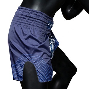 Pantalones Cortos de Boxeo Muay Thai Fairtex de Alta Calidad, Superventas, Color Azul, Transpirables, con Banda Elástica, para MMA - Product Image 5