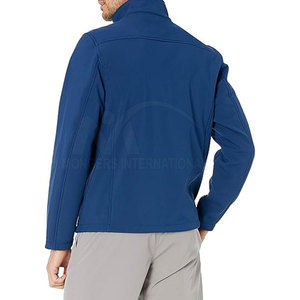 Wholesale Custom Size Men's <b>Winter</b> <b>Running</b> <b>Jacket</b> with Stand Collar Quick Dry Eco-Friendly for Outdoor Use Front Logo Placement - Product Image 2