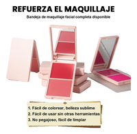 Palette de Fards à Joues et Bronzeur Crème et Poudre Ultra Luxe Doré Style Ins Qualité Supérieure Végétalienne Maquillage Bronzant Haute Pigmentation