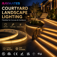 Tira de Luz LED COB UL 24V IP68 Impermeable de 5M, Tira LED de Alta Densidad con 480 LED, Flexible y Regulable para Uso en Exteriores