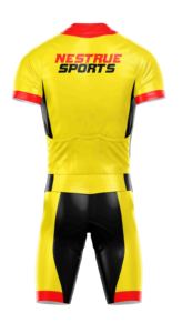 Uniforme de cyclisme à fermeture éclair Séchage rapide Anti-bactérien Anti-UV Respirant Spandex/Polyester Unisex Short Plus Size Sets - Product Image 3