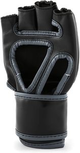 UFC Men's Women's MMA Training Gloves Secure Fit Leather Mitts for Sparring <b>Grappling</b> Punching Bag for Beginner Intermediate - Product Image 4
