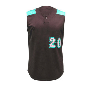 Ensemble de maillot de baseball et de softball unisexe de haute qualité, respirant et à séchage rapide, personnalisable, uniforme d'équipe, taille plus, vêtements de sport - Product Image 6